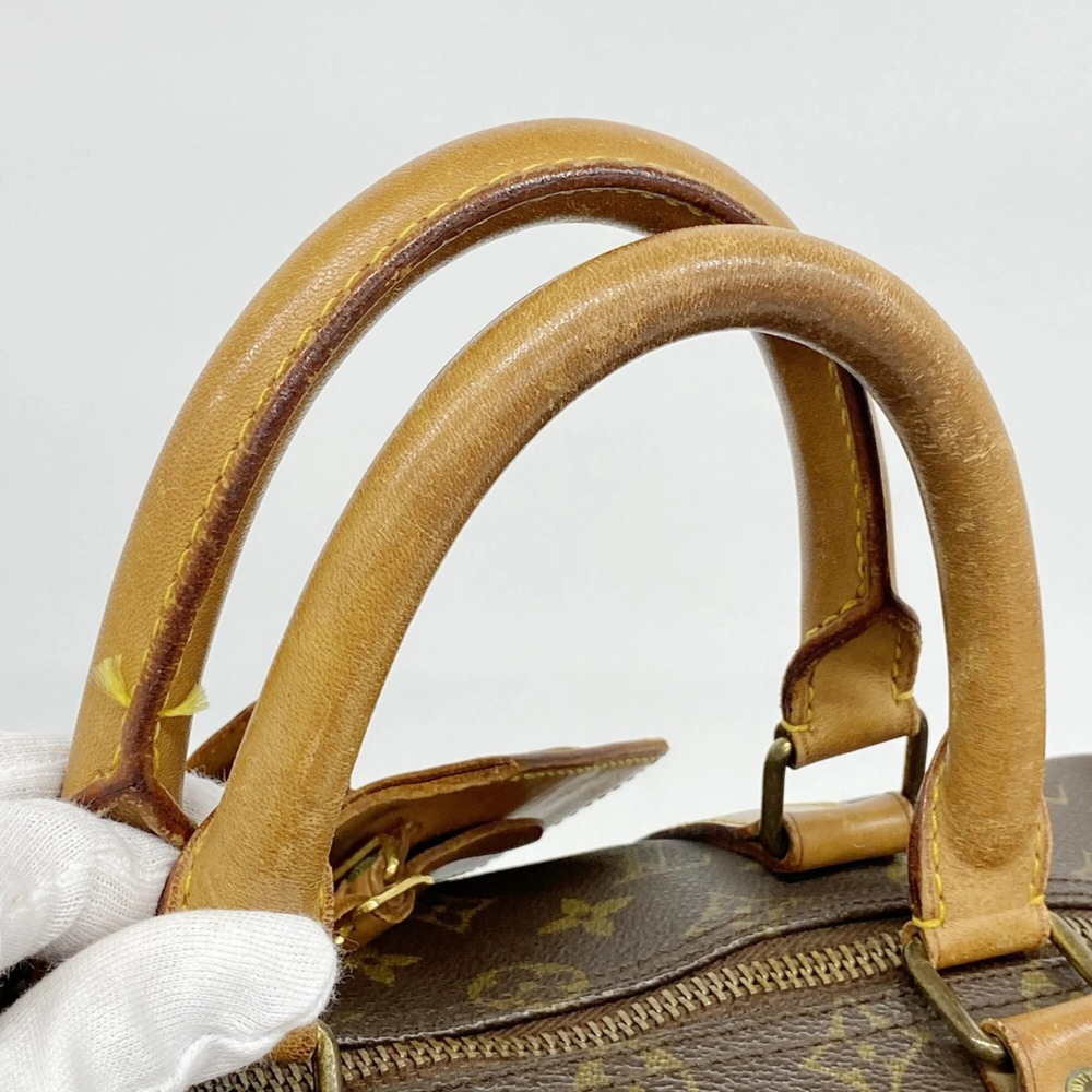 LOUIS VUITTON Authentic Brown Monogram Keepall 50 Boston Bag - Picture 9 of 11